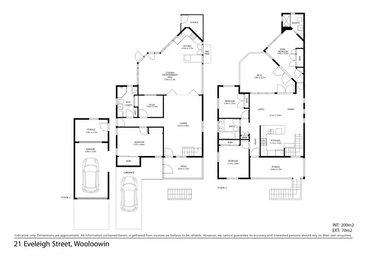 Floorplan of Homely house listing, 21 Eveleigh Street, Wooloowin QLD 4030
