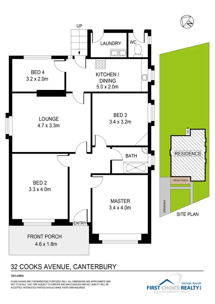 Floorplan of Homely house listing, 32 Cooks Avenue, Canterbury NSW 2193