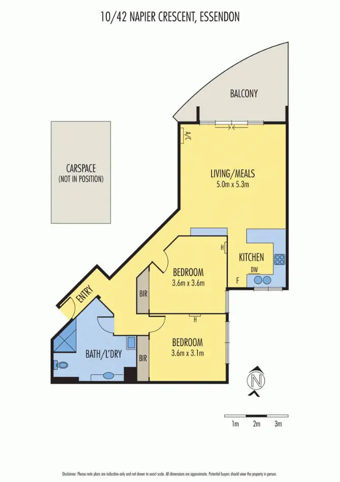 Floorplan of Homely unit listing, 10/42-50 Napier Crescent, Essendon VIC 3040