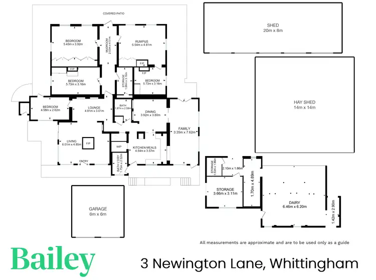 Floorplan of Homely rural property listing, 3 Newington Lane, Singleton NSW 2330