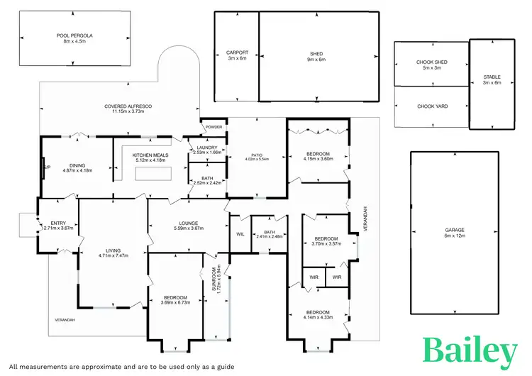 Floorplan of Homely rural property listing, 123 Glendon Road, Singleton NSW 2330