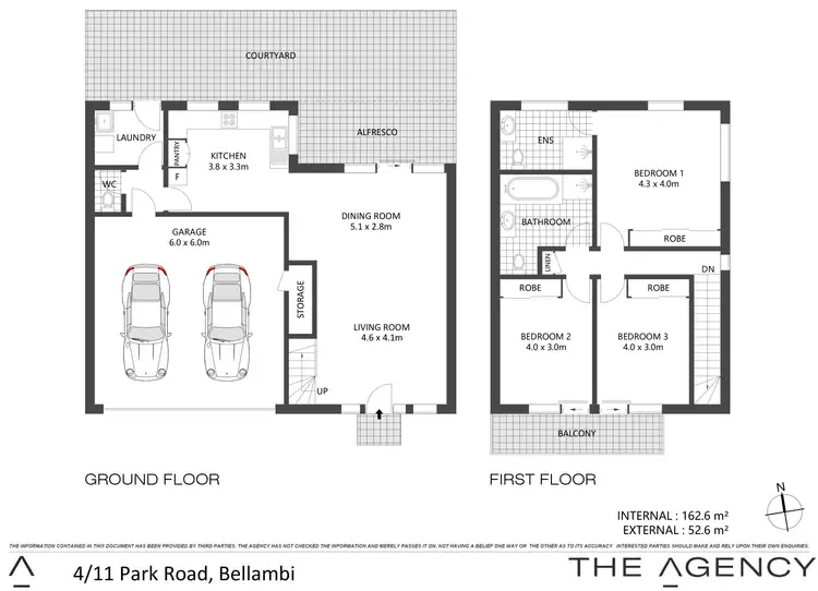 Floorplan of Homely townhouse listing, 4/11 Park Road, Bellambi NSW 2518