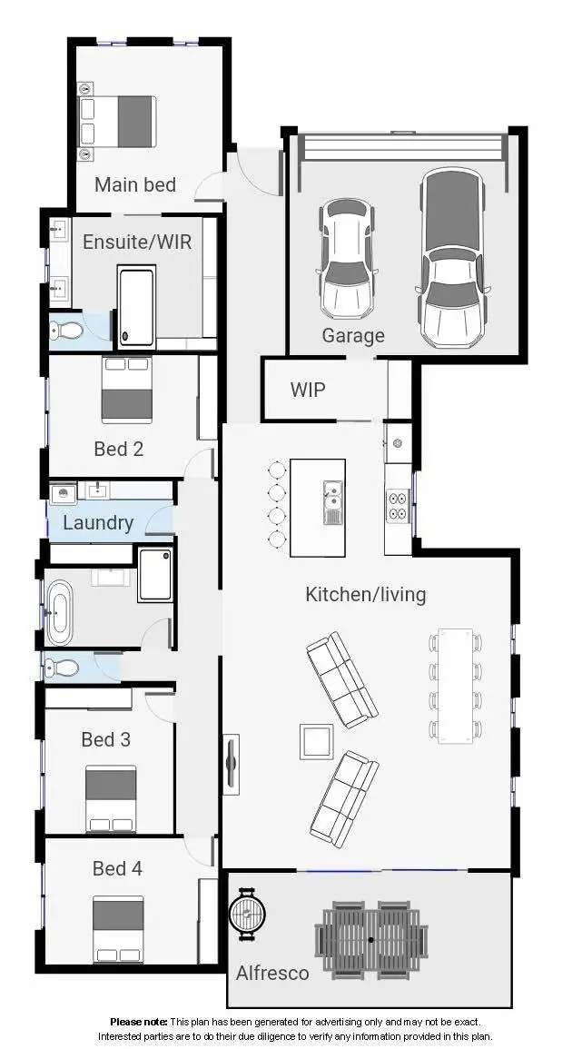 Floorplan of Homely house listing, 12 Cade Court, Jindera NSW 2642