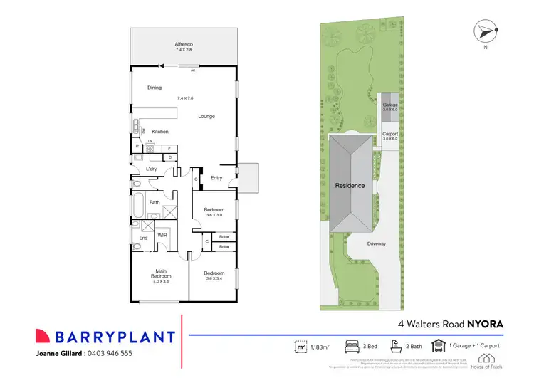 Floorplan of Homely house listing, 4 Walters Road, Nyora VIC 3987