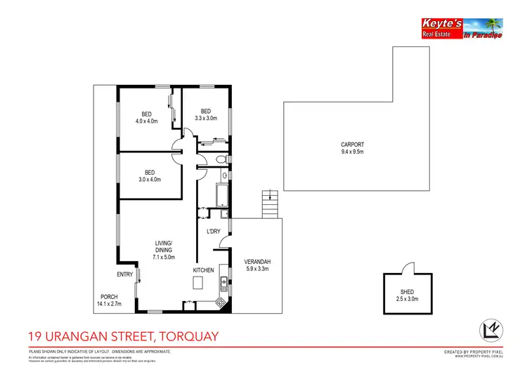 Floorplan of Homely house listing, 19 Urangan Street, Torquay QLD 4655