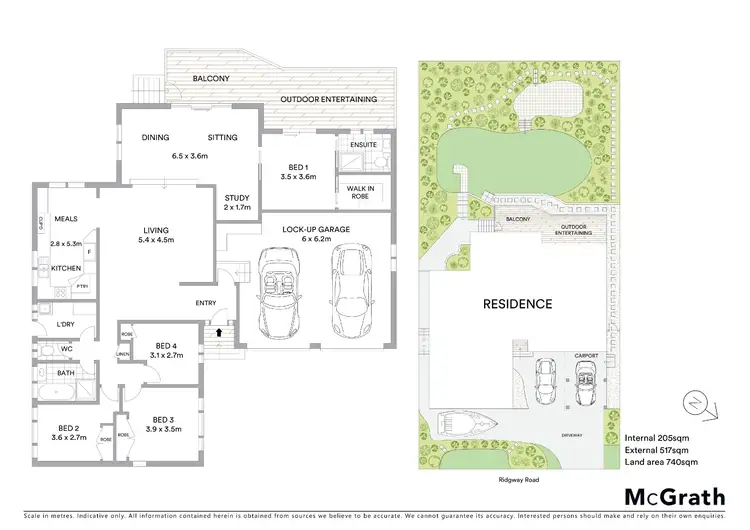 Floorplan of Homely house listing, 51 Ridgway Road, Avoca Beach NSW 2251