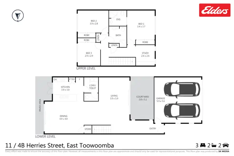 Floorplan of Homely house listing, 11/4B Herries Street, East Toowoomba QLD 4350