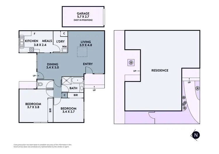 Floorplan of Homely villa listing, 4/68 Bruce Street, Preston VIC 3072