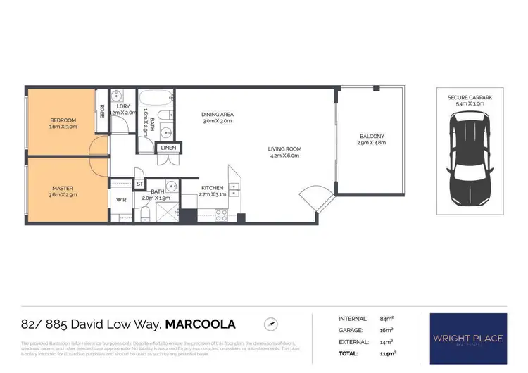 Floorplan of Homely unit listing, 82/885 David Low Way, Marcoola QLD 4564