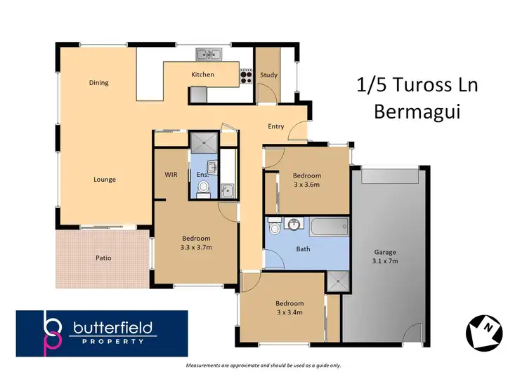 Floorplan of Homely villa listing, 1/5 Tuross Lane, Bermagui NSW 2546