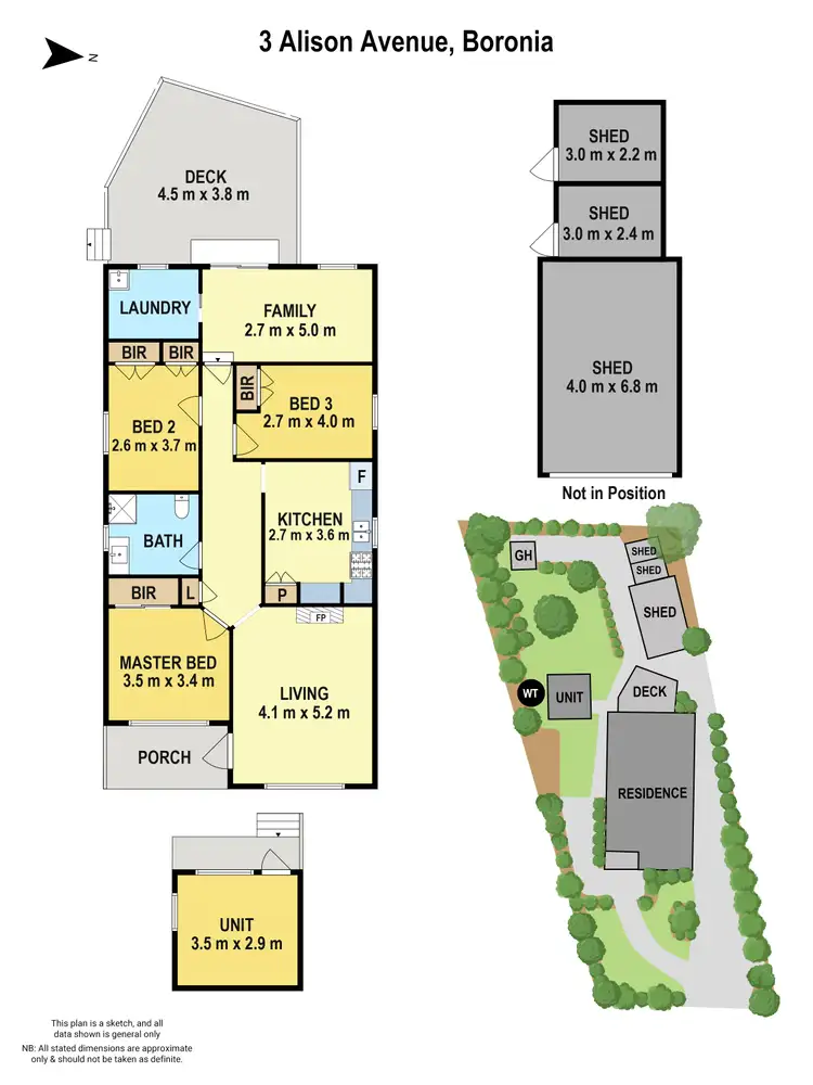 Floorplan of Homely house listing, 3 Alison Avenue, Boronia VIC 3155