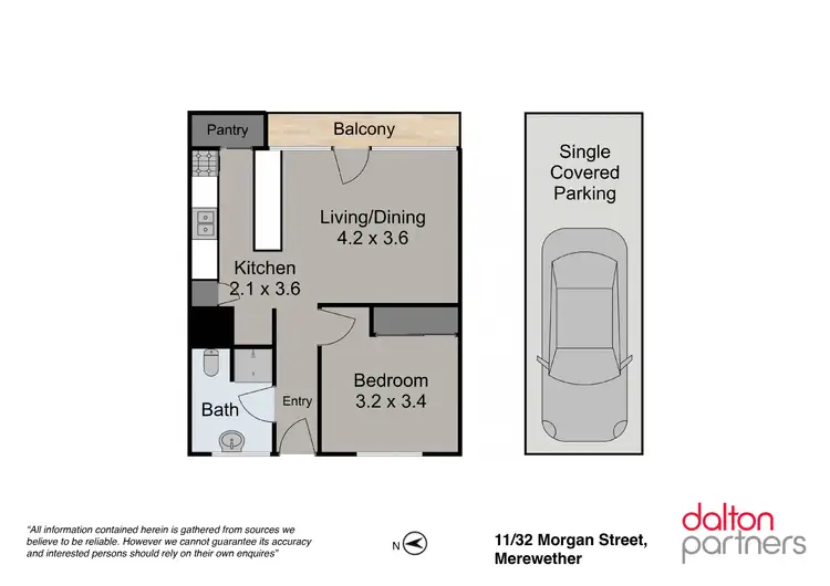Floorplan of Homely unit listing, 11/32 Morgan Street, Merewether NSW 2291