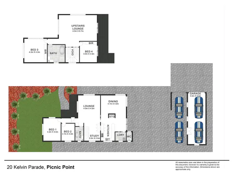 Floorplan of Homely house listing, 20 Kelvin Parade, Picnic Point NSW 2213