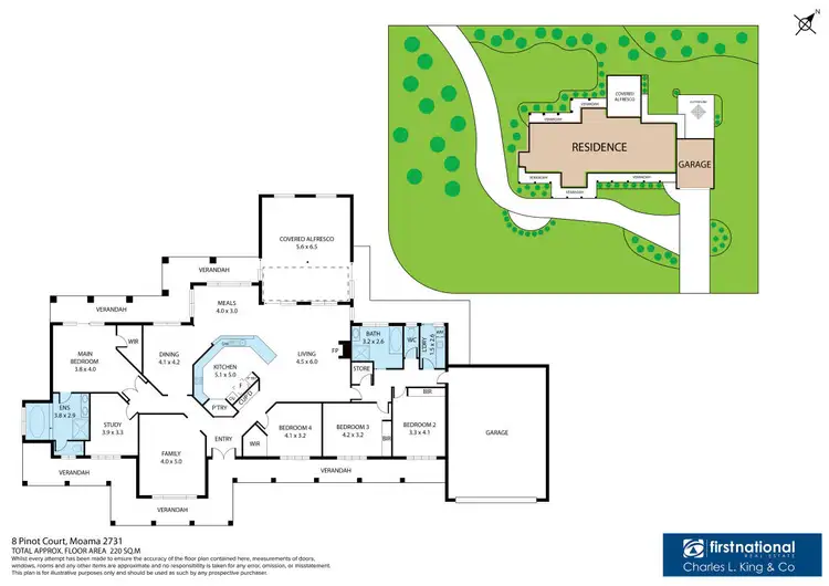 Floorplan of Homely house listing, 8 Pinot Court, Moama NSW 2731