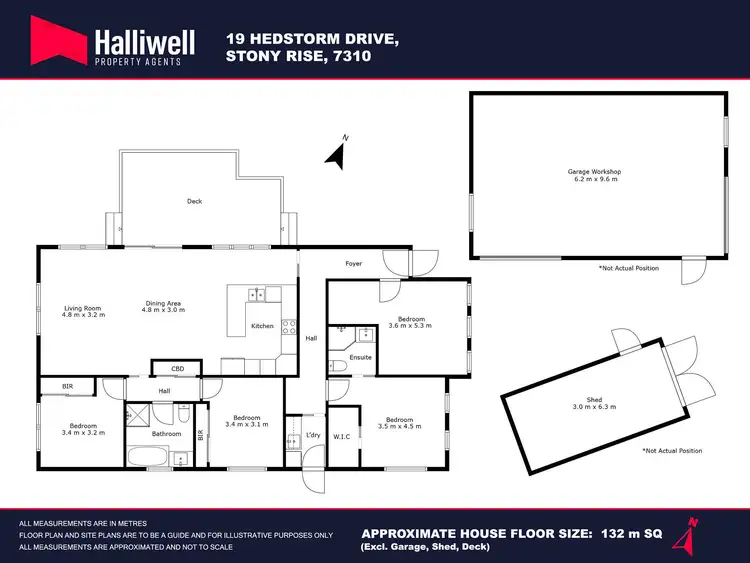 Floorplan of Homely house listing, 19 Hedstrom Drive, Stony Rise TAS 7310