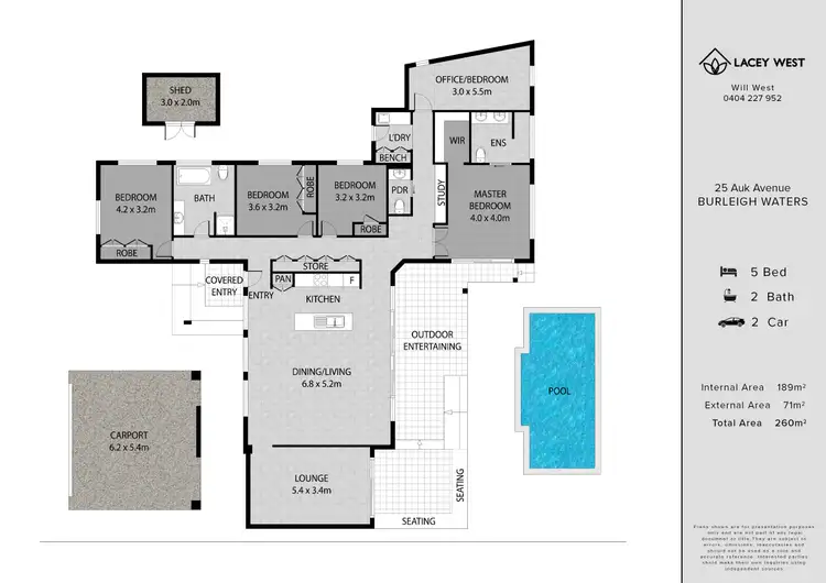 Floorplan of Homely house listing, 25 Auk Avenue, Burleigh Waters QLD 4220