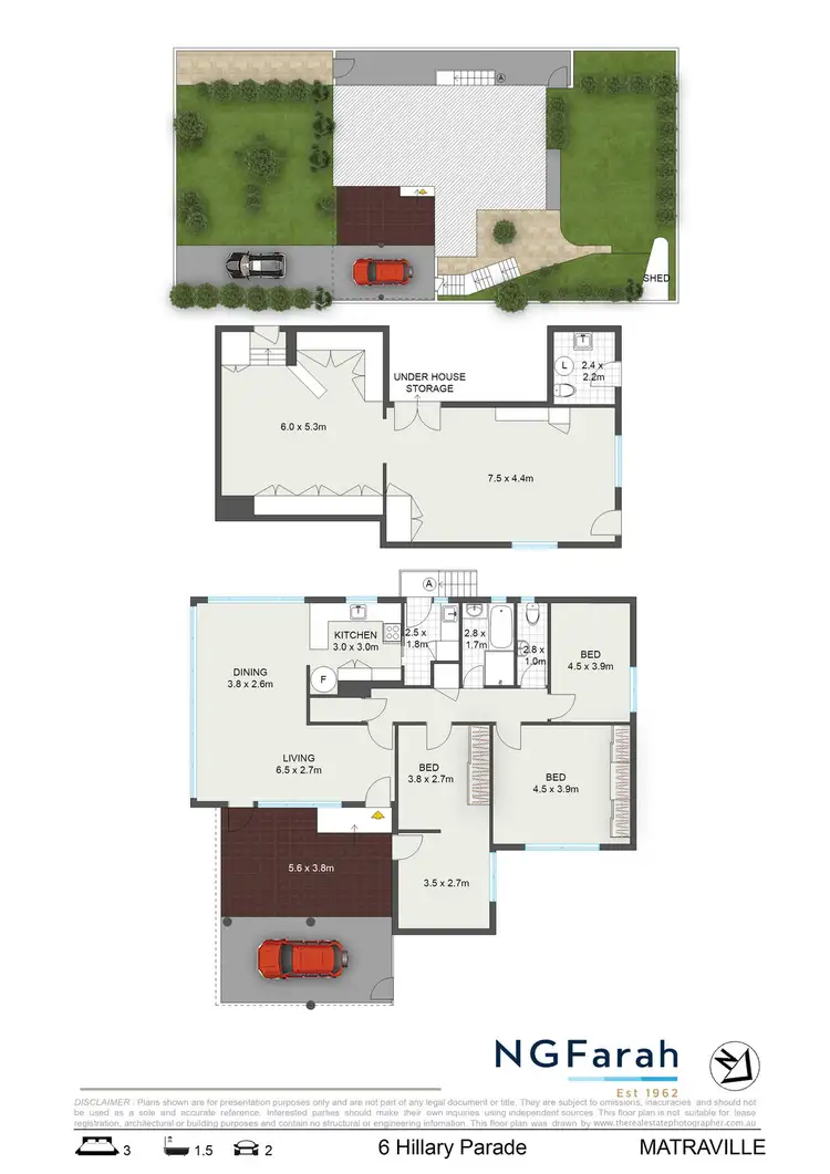 Floorplan of Homely house listing, 6 Hillary Parade, Matraville NSW 2036