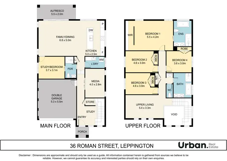 Floorplan of Homely house listing, 36 Roman Street, Leppington NSW 2179