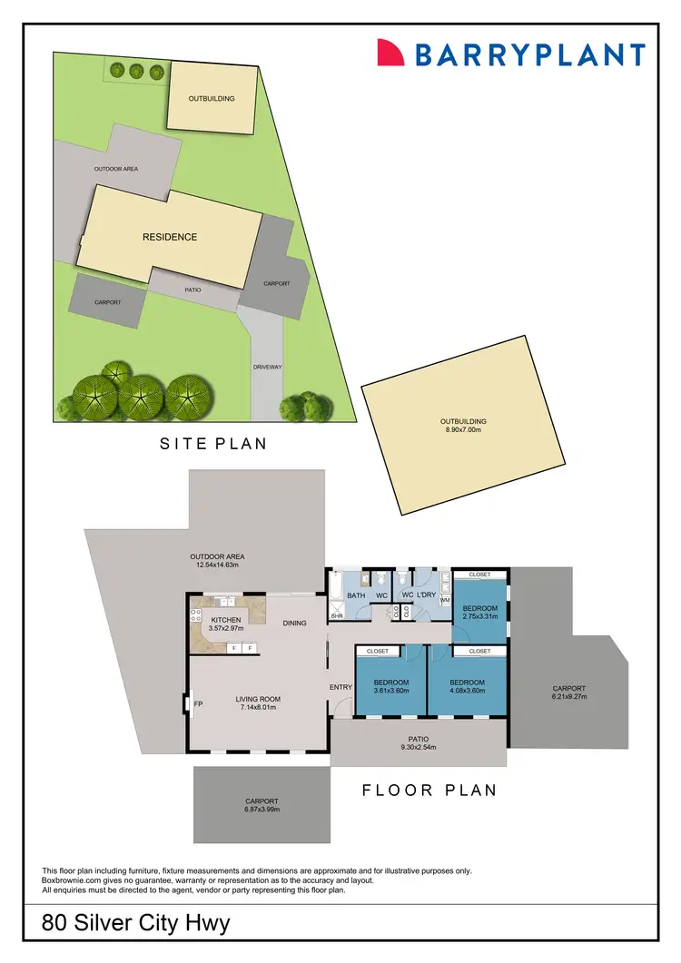 Floorplan of Homely house listing, 80 Silver City Highway, Buronga NSW 2739