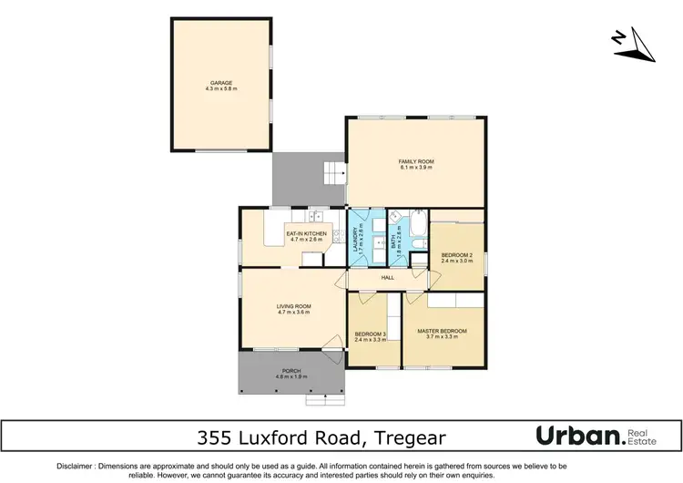 Floorplan of Homely house listing, 355 Luxford Road, Tregear NSW 2770