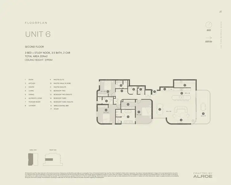 Floorplan of Homely apartment listing, 6/120-122 Albatross Avenue, Mermaid Beach QLD 4218