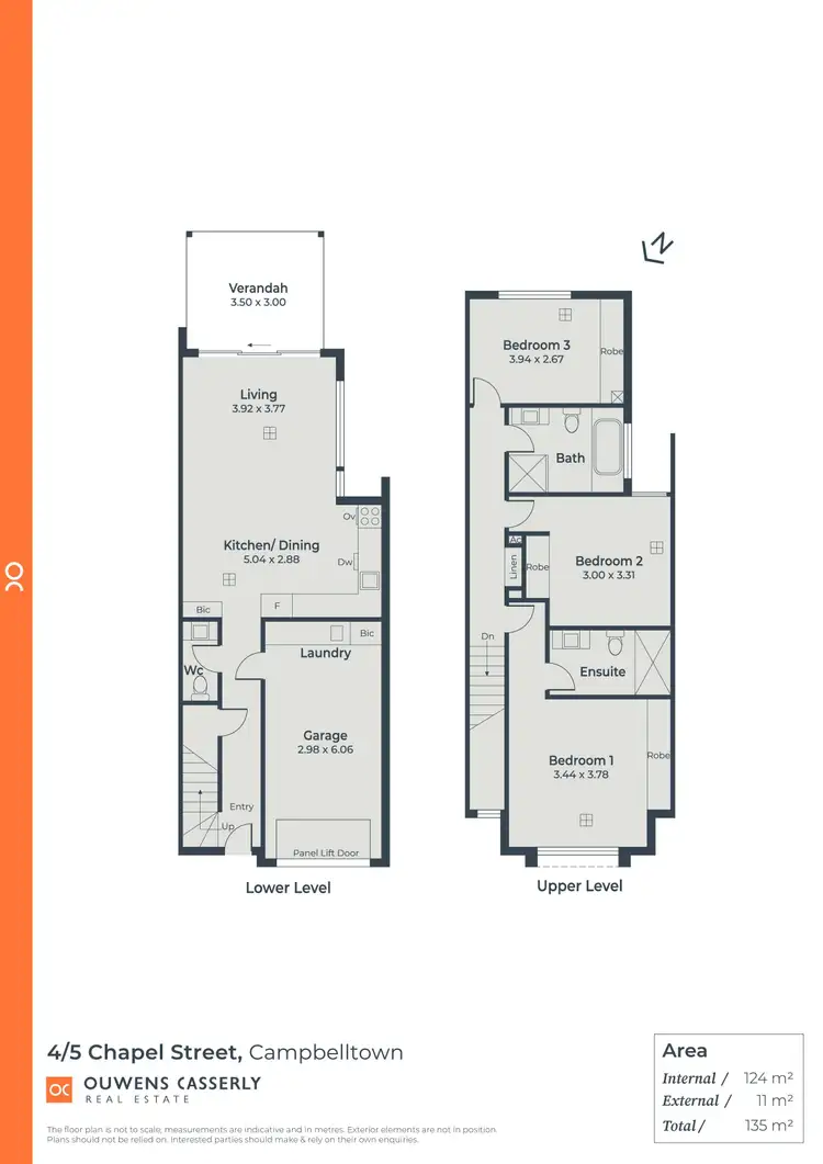 Floorplan of Homely townhouse listing, 4/5 Chapel Street, Campbelltown SA 5074