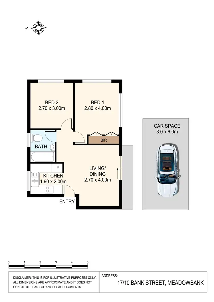 Floorplan of Homely apartment listing, 17/10 Bank Street, Meadowbank NSW 2114