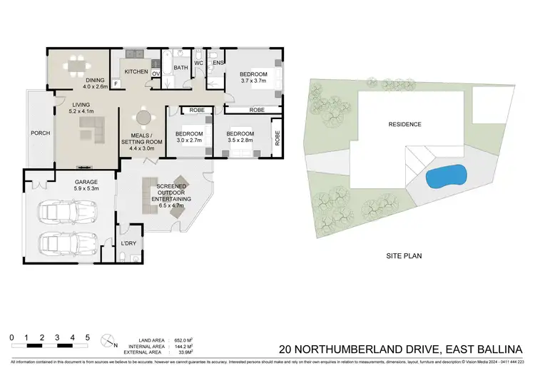Floorplan of Homely house listing, 20 Northumberland Drive, East Ballina NSW 2478