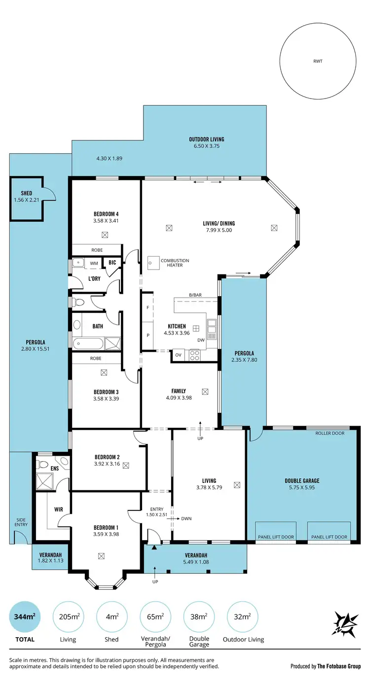 Floorplan of Homely house listing, 9 Sturt Approach, Flagstaff Hill SA 5159