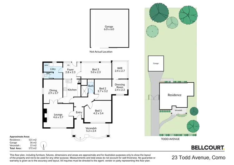 Floorplan of Homely house listing, 23 Todd Avenue, Como WA 6152