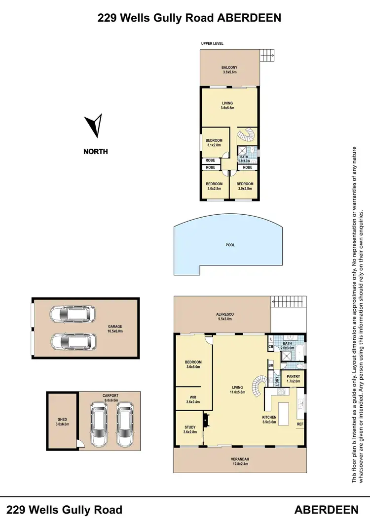 Floorplan of Homely rural property listing, 229 Wells Gully Road, Mccullys Gap NSW 2333
