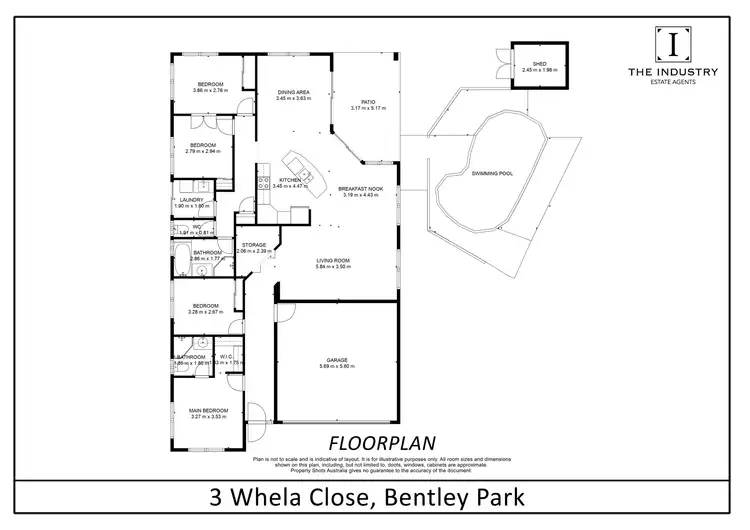 Floorplan of Homely house listing, 3 Whela Close, Bentley Park QLD 4869