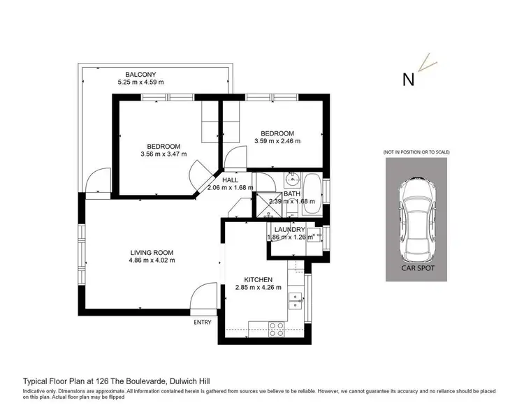 Floorplan of Homely apartment listing, 7/126 The Boulevarde, Dulwich Hill NSW 2203