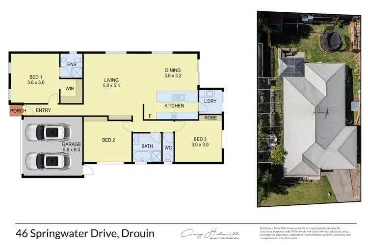 Floorplan of Homely house listing, 46 Springwater Drive, Drouin VIC 3818