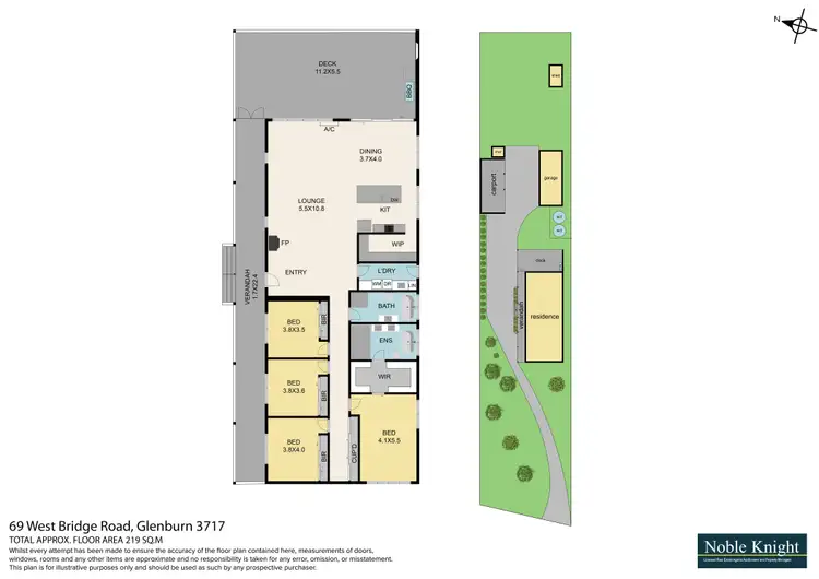 Floorplan of Homely house listing, 69 West Bridge Road, Glenburn VIC 3717
