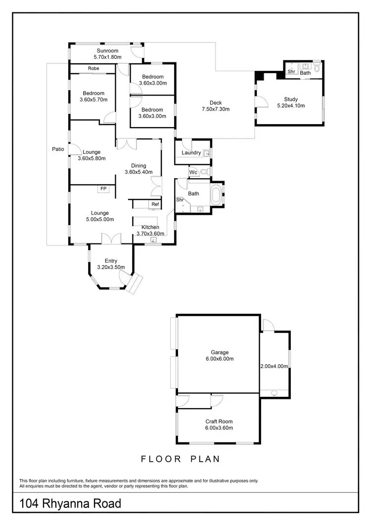 Floorplan of Homely rural property listing, 104 Rhyanna Road, Goulburn NSW 2580