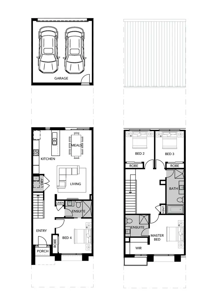 Floorplan of Homely townhouse listing, Lot 57 Wanderer Circuit, Wollert VIC 3750