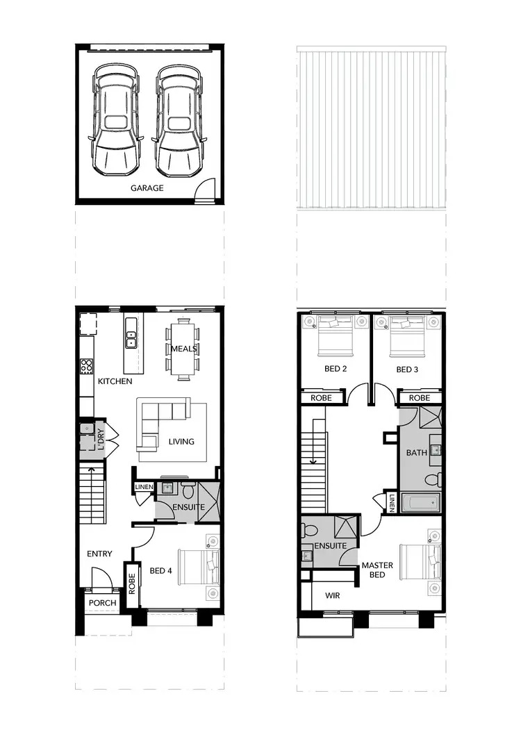 Floorplan of Homely townhouse listing, Lot 63 Wanderer Circuit, Wollert VIC 3750