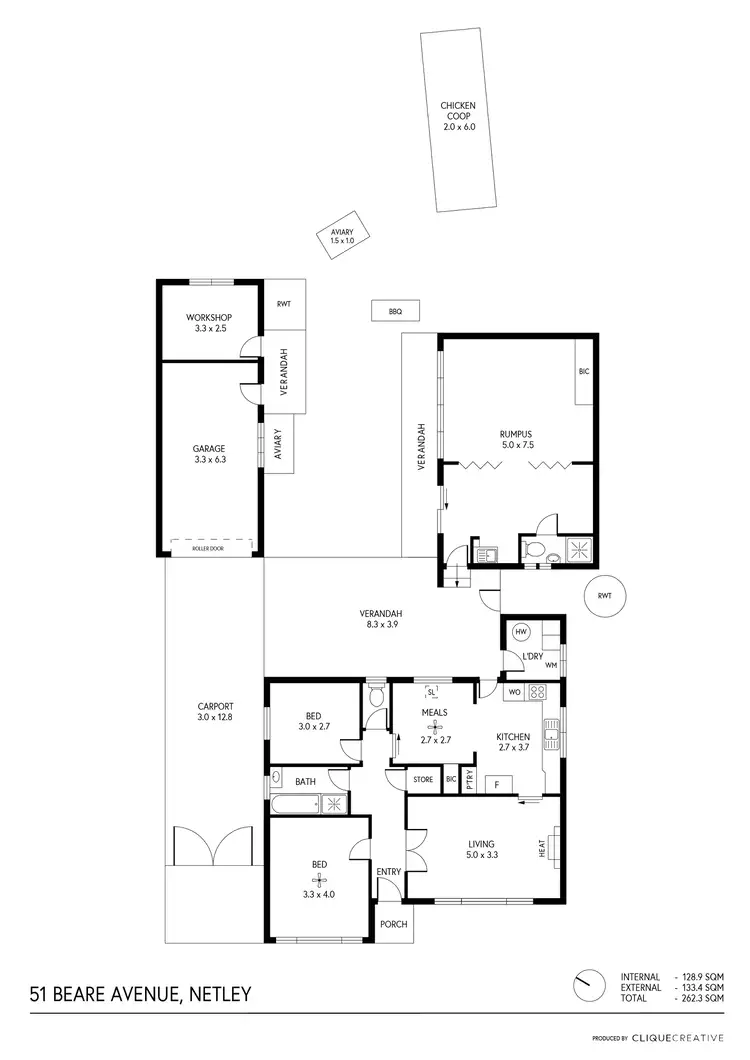 Floorplan of Homely house listing, 51 Beare Avenue, Netley SA 5037