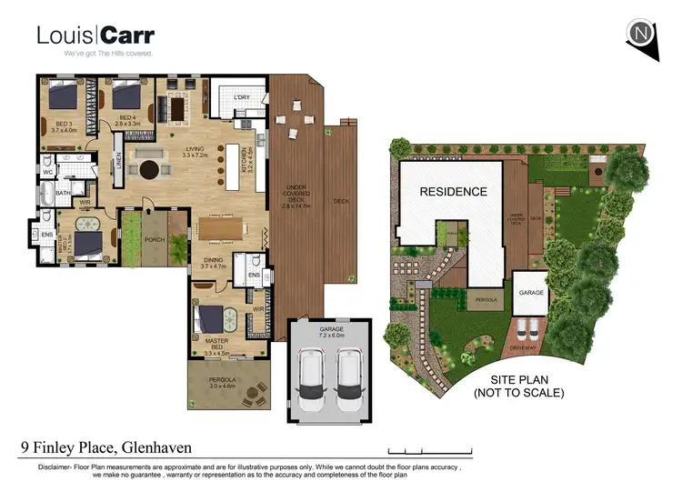 Floorplan of Homely house listing, 9 Finley Place, Glenhaven NSW 2156