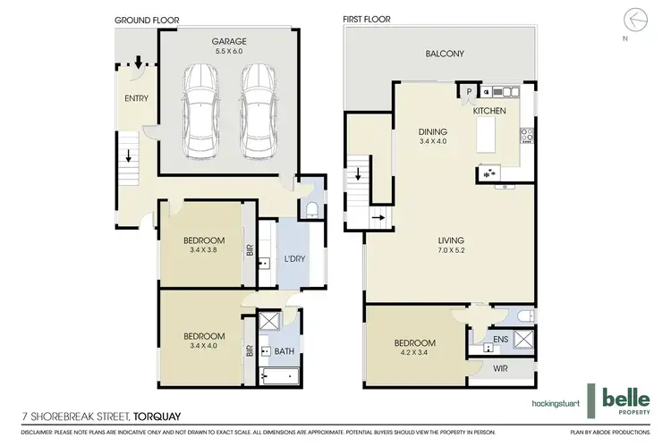 Floorplan of Homely house listing, 7 Shorebreak Street, Torquay VIC 3228