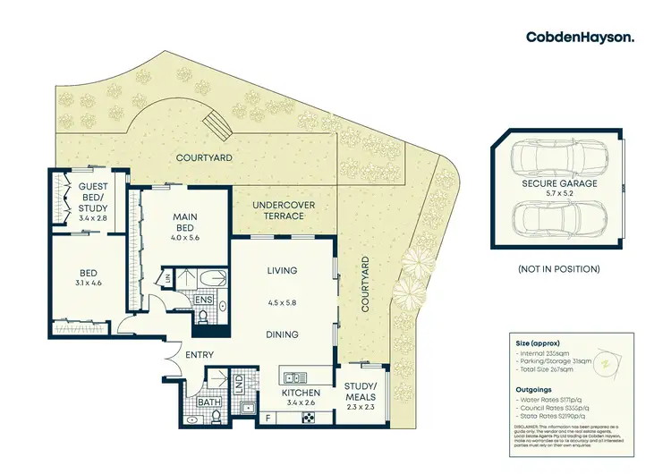 Floorplan of Homely apartment listing, G04/2 Karrabee Avenue, Huntleys Cove NSW 2111