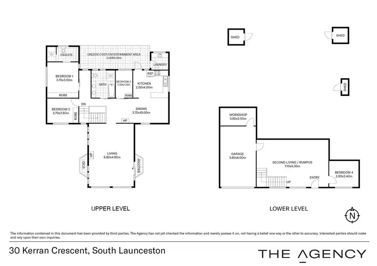 Floorplan of Homely house listing, 30 Kerran Crescent, South Launceston TAS 7249