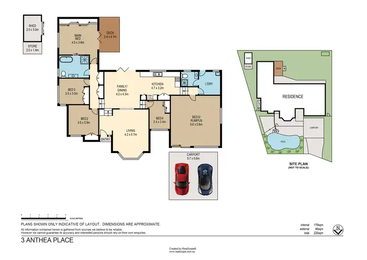 Floorplan of Homely house listing, 3 Anthea Place, Rochedale South QLD 4123