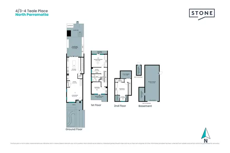 Floorplan of Homely townhouse listing, 4/3-4 Teale Place, North Parramatta NSW 2151