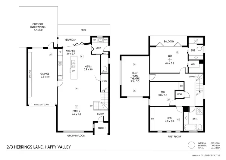 Floorplan of Homely house listing, 2/3 Herrings Lane, Happy Valley SA 5159
