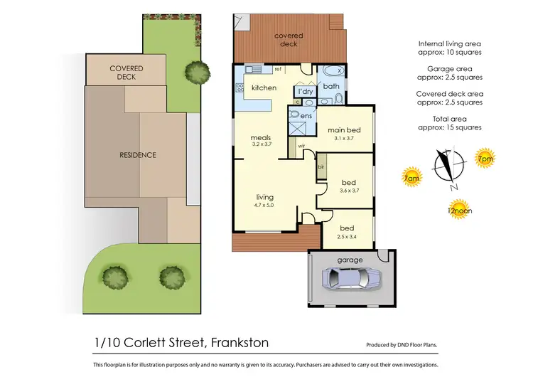 Floorplan of Homely house listing, 1/10 Corlett Street, Frankston VIC 3199