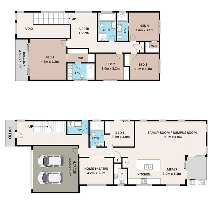 Floorplan of Homely house listing, 60 Flametree Drive, Marsden Park NSW 2765