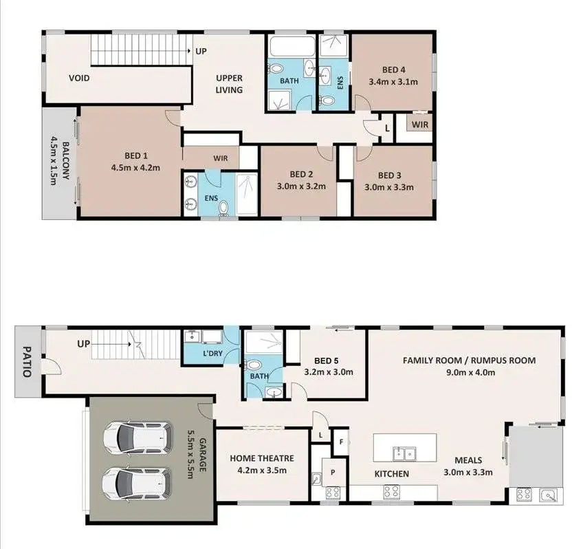 Floorplan of Homely house listing, 60 Flametree Drive, Marsden Park NSW 2765