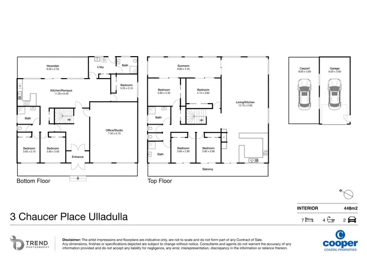 Floorplan of Homely house listing, 3 Chaucer Place, Ulladulla NSW 2539